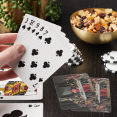 Het deeg in Emmaus (olie op het paneel) Pokerkaarten (Insitu)