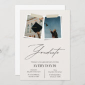 Het Deel van het afstuderen nodigt uit - Modern Ma Kaart (Voorkant / Achterkant)