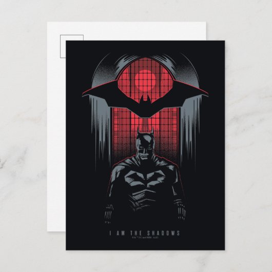 Het deelvenster Batman-venster Briefkaart (Voorkant / Achterkant)