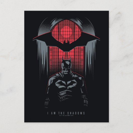 Het deelvenster Batman-venster Briefkaart (Voorkant)
