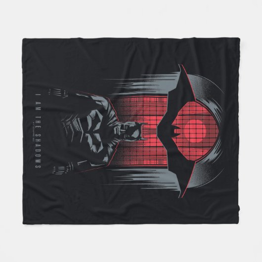 Het deelvenster Batman-venster Fleece Deken (Voorkant (Horizontaal))