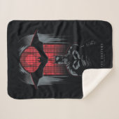 Het deelvenster Batman-venster Sherpa Deken (Voorkant (horizontaal))