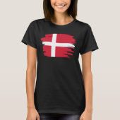 Het Deense Vlag T-shirt (Voorkant)