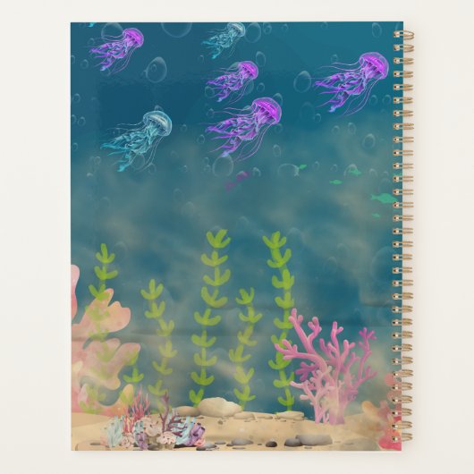 Het Deep Blue zee Planner (Achterkant)