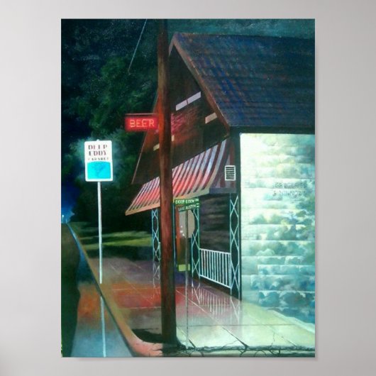 Het 'Deep Eddy's Cabaret' van Michael Sabatini in Poster (Voorkant)