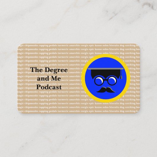 Het Degree en Me Visitekaartje (Voorkant)