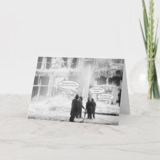 Het Dek van brandweerlieden de Zalen Feestdagen Kaart