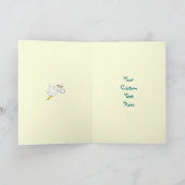 Het Dekbed van het baby dankt u Bedankkaart (Binnen)