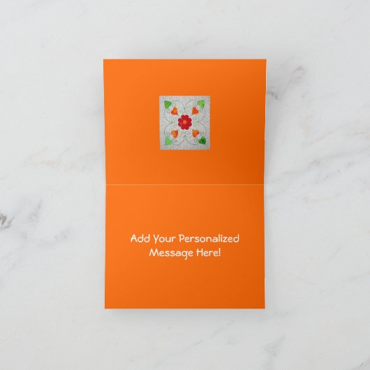 Het Dekbed van het Hart van negen Flard Kaart (Binnen)