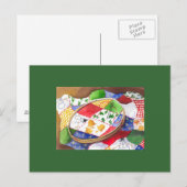 Het Dekbed van Kerstmis Feestdagenkaart (Voorkant / Achterkant)