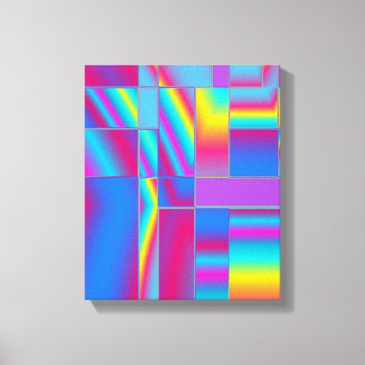 Het delen Geluk Canvas Afdruk (Voorkant)