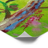 Het delen van een Tak Poster (Hoek)