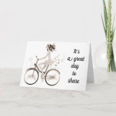 **HET DELEN VAN EEN TWEEDE DAG MET U** BIRTHDAY ME KAART (Voorkant)