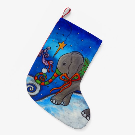 Het delen van Kerstmis Stocking Kleine Kerstsok (Voorkant (Hangend))