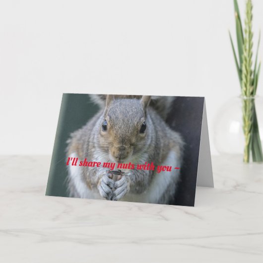 HET DELEN VAN NOTEN HOUDT VAN JE KAART (Voorkant)