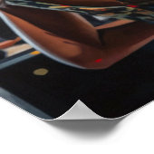 Het delen van roddels en drinken in de club poster (Hoek)