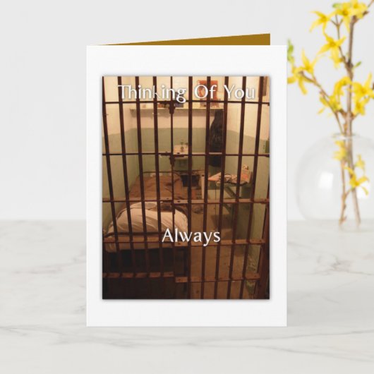 Het denken aan u altijd kaart (Gele Bloem)