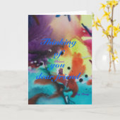 Het denken aan u beste vriend kaart (Gele Bloem)