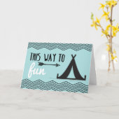 Het denken aan u bij Kamp, Tent & Pijl op Kaart (Gele Bloem)