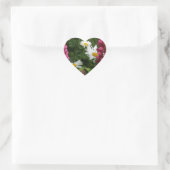 Het denken aan u BloemenBloesems Hart Sticker (Tas)