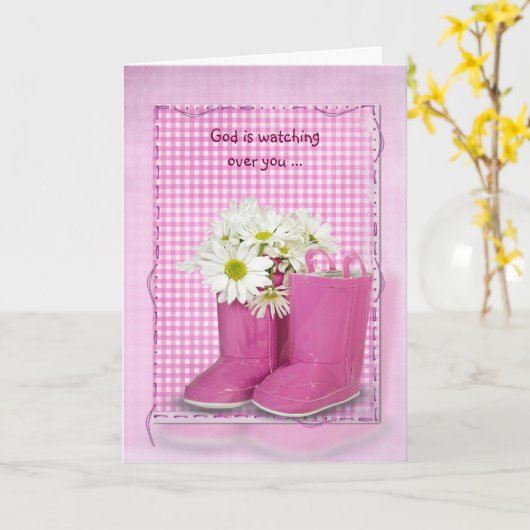 Het denken aan u Boeket Kaart (Gele Bloem)