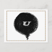 Het denken aan u Briefkaart (Voorkant)