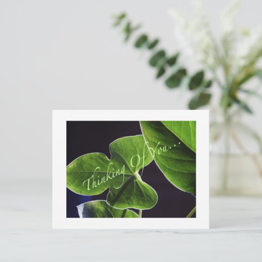 Het denken aan u… briefkaart (Staand voorkant)