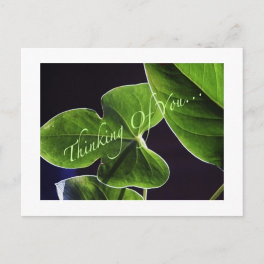 Het denken aan u… briefkaart (Voorkant)