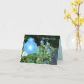 Het denken aan u… de Gloriën Notecard van de Kaart (Gele Bloem)