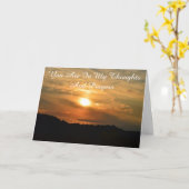 Het denken aan u de Godsdienstige Kaart van de (Gele Bloem)