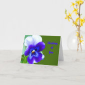 Het denken aan u de Kaart van de Nota (Gele Bloem)