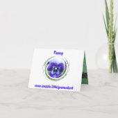 Het denken aan u de Kaart van de Nota (Achterkant)