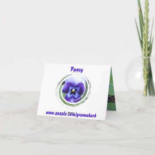 Het denken aan u de Kaart van de Nota (Achterkant)