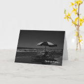 Het denken aan u de Kaarten van het Strand (Gele Bloem)