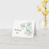 Het denken aan u de Nota van het Briefkaart (Gele Bloem)