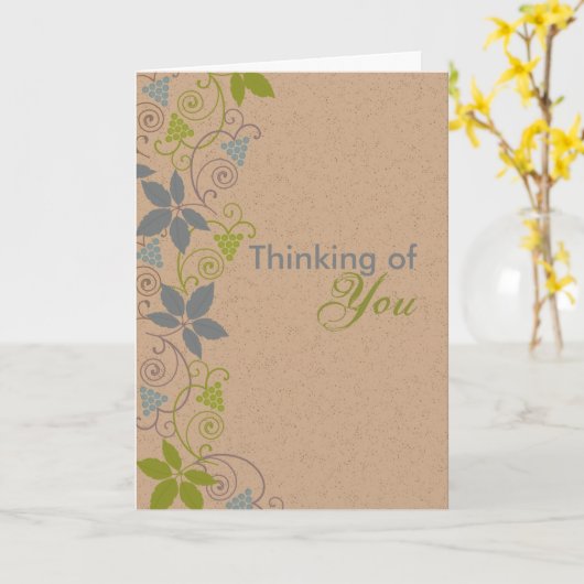 Het denken aan u - de Romantische Kaart van de (Gele Bloem)