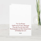 Het denken aan u de Zonnige Kaart van de Dag (Achterkant)