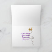 Het denken aan u Gestreepte kat Kaart (Binnen)