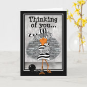 Het denken aan u… haat ik wanneer dat gebeurt! kaart (Gele Bloem)