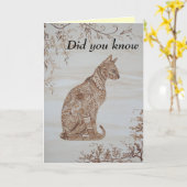 Het denken aan u kaart (Gele Bloem)