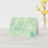 Het denken aan u kaart (Gele Bloem)