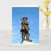 Het denken aan u kaart (Gele Bloem)