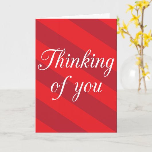 Het denken aan u kaart (Gele Bloem)