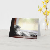 Het denken aan u kaart (Gele Bloem)