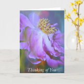 Het denken aan u kaart (Gele Bloem)