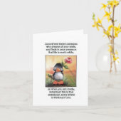 het denken aan u kaart (Gele Bloem)