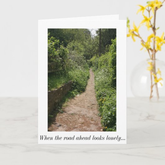 het denken aan u kaart (Gele Bloem)