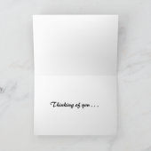 Het denken aan u kaart (Binnen)