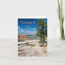 Het denken aan u kaart