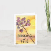 Het denken aan u kaart (Voorkant)